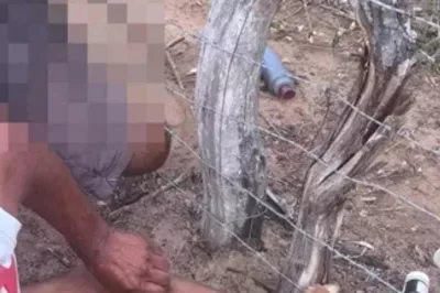 Idoso sai para caçar e é encontrado 15h depois preso em cerca de arame farpado; caso ocorreu em Riachão do Jacuípe