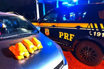 Mulheres são detidas pela PRF com maconha escondida dentro de airbag