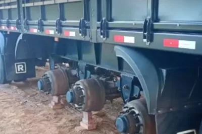 Dupla faz motorista de caminhão de refém e rouba pneus e combustível