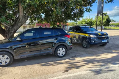 SUV adulterado é apreendido pela PRF na BR-324 em Capim Grosso (BA)