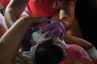 Bebê nasce dentro do quartel de bombeiros Ilhéus