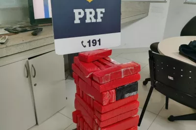 PRF apreende 61 kg de maconha abandonados às margens da BR 116 em Vitória da Conquista