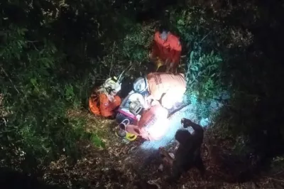 Homem é resgatado após cair de aproximadamente 5 metros na Orla do Cais em Barreiras