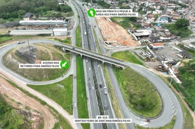 Acesso a Simões Filho pela BA-093 terá interdição parcial a partir da próxima segunda-feira