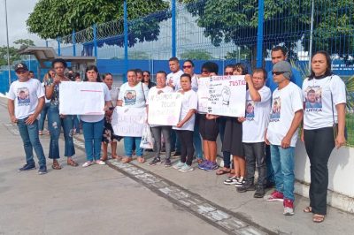 Familiares e amigos de empresário assassinado em Alagoinhas protestam por justiça