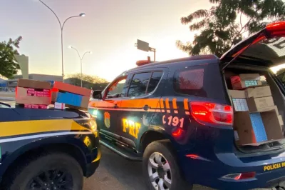 PRF apreende caixas de medicamentos transportados irregularmente na BR-116 em Jequié