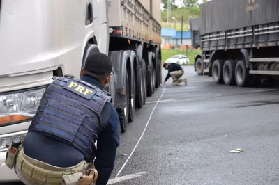 PRF flagra mais de 546 toneladas em excesso de peso nas rodovias federais da Bahia