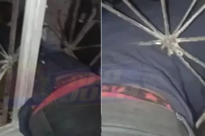 Jovem fica preso em janela após aposta de R$100 em Lauro de Freitas