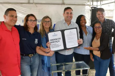 Alagoinhas: Prefeitura assina ordem de serviço para retomada de construção da creche do Petrolar