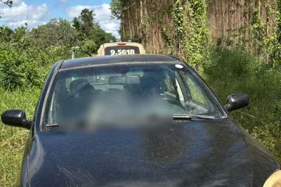 Dois corpos e um veículo abandonado são encontrados na zona rural de Esplanada
