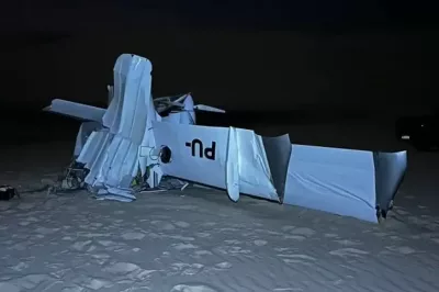 Avião de pequeno porte cai nos Lençóis Maranhenses e deixa dois mortos