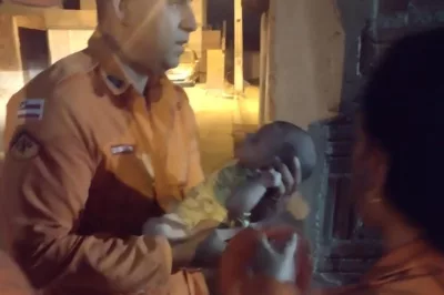 Bebê é salva por bombeiros após engasgar em Juazeiro