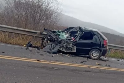 Colisão fatal na BR-116 em Brejões deixa vítima e interdita rodovia