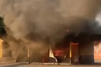 Incêndio destrói ponto comercial às margens da BR-324 em Riachão do Jacuípe