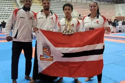 Atleta alagoinhense conquista três medalhas no Campeonato Brasileiro de Karatê