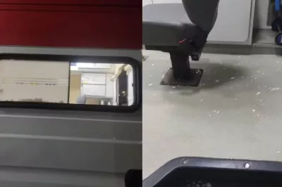 Ambulância do Samu é apedrejada na BR-116, em Serrinha
