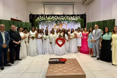 Emoção e amor marcam Casamento Social em Alagoinhas