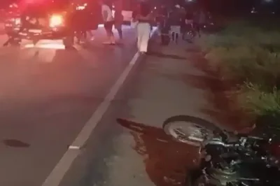 Casal morre após moto ser atingida por Hilux na zona rural de Irará
