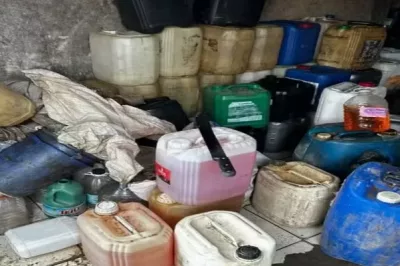 Mais de mil litros de combustível adulterado são encontrados em galpão na Bahia