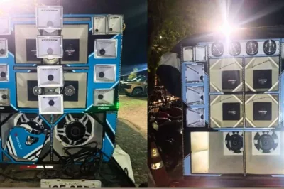 Polícia Militar apreende equipamentos de som tipo “paredão” em Alagoinhas