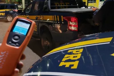 PRF prende motorista por embriaguez ao volante na BR-242, em Seabra