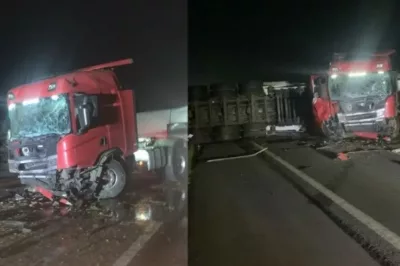 Acidente com caminhão-tanque interdita BR-101 em Laje; pista só foi liberada nesta quarta
