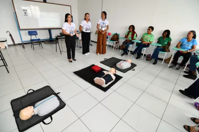 Agentes comunitários de saúde de Alagoinhas participam de formação em primeiros socorros