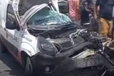 Colisão na BR-116 termina em morte após acidente entre carro e carreta em Santa Bárbara