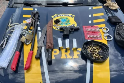 PRF prende homem por porte ilegal de arma de fogo em Conceição da Feira
