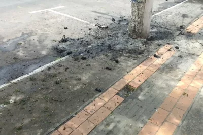 Fiação elétrica pega fogo em poste no centro de Alagoinhas