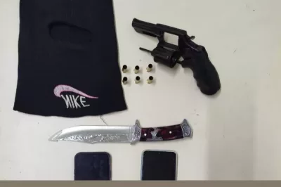 Após tentativa de homicídio, PM prende dois suspeitos com um revólver em Aramari