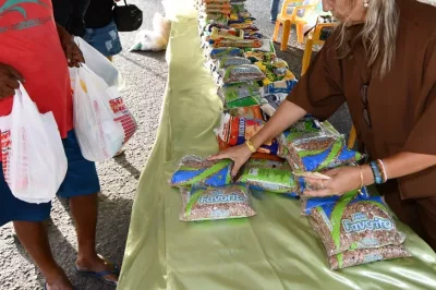 Alagoinhas: Parceria entre Prefeitura e Parque Cacique arrecada cerca de três toneladas de alimentos em ação solidária