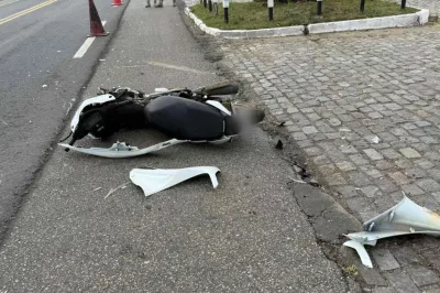 Motociclista morre em acidente com caminhão na BR-101, em Santo Antônio de Jesus