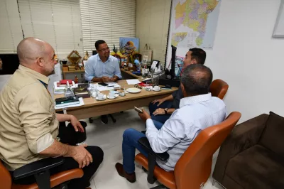 Prefeito Gustavo Carmo articula com Governo do Estado a realização da Sealba 2026