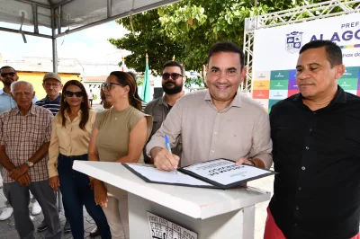 Alagoinhas: Gustavo Carmo assina ordem de serviço para requalificação de vias no Jardim Pedro Braga