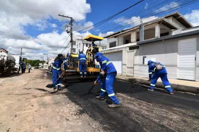 Alagoinhas inicia o ano com pacote de obras de pavimentação no Loteamento Frei Leão