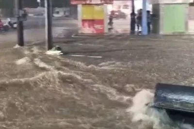 Alagoinhas registra o equivalente a 15 dias de chuva em apenas duas horas