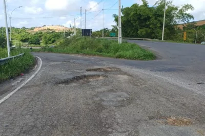 Acesso da BR-324 para São Sebastião do Passé é interditado para manutenção