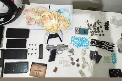 Operação conjunta do 4ºBPM e CIPE Litoral Norte apreende drogas e arma de fogo em Inhambupe