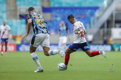 Bahia empata com o Grêmio sob protestos da torcida e segue fora do G-6