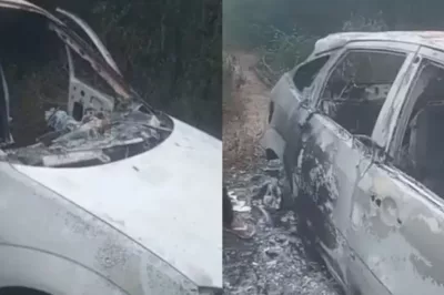Corpo é encontrado carbonizado dentro de veículo em estrada vicinal de Jequié