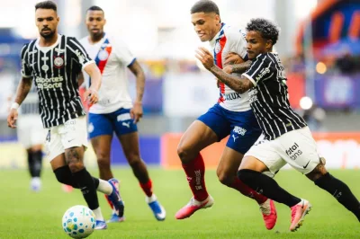 Bahia tem três gols anulados e fica no empate com o Corinthians na Fonte Nova
