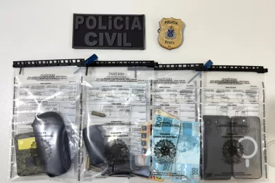 Homem é preso em flagrante durante a operação Blindagem em Santa Bárbara