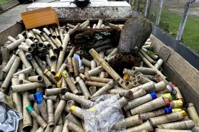 Mais de três toneladas de artefatos explosivos são incinerados em Cruz das Almas