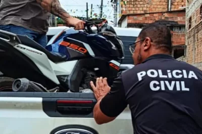 Polícia Civil recupera motocicleta com restrição de furto em Santo Amaro