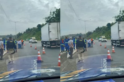 BR-324 volta a ser interditada após reabertura de cratera
